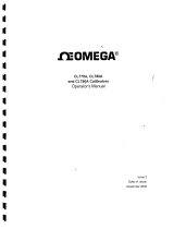 Omega CL770A, CL780A, CL790A Owner's manual