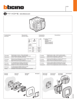 Bticino H4594 Operating instructions