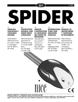 Nice SPIDER 6100 Owner's manual