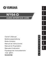 Yamaha NY64 Owner's manual