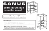 Sanus CFR1615 Installation guide