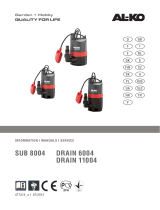AL-KO Submersible Sump Pump Drain 6004 User manual