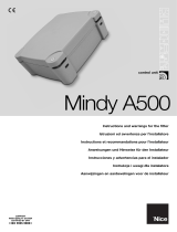 Nice Automation Mindy A500 Owner's manual