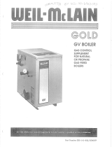 Weil-McLain GV Boiler User manual