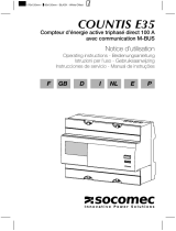 Socomec COUNTIS E35 Operating instructions
