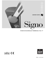 Nice Automation Signo Owner's manual