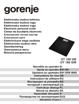 Gorenje OT180G Owner's manual