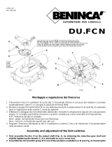 Beninca DU.FCN Owner's manual