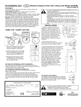 Chamberlain 8747EML Owner's manual