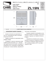 CAME ZL19N Owner's manual