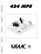 FAAC 424 MPS Owner's manual