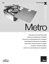 Nice Automation Metro and Metrokit Owner's manual