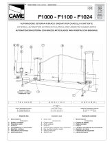 CAME F1000 Owner's manual