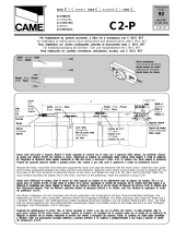 CAME C2-P Owner's manual