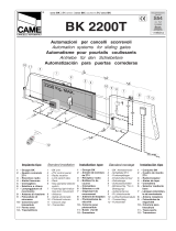 CAME BK 2200T Owner's manual