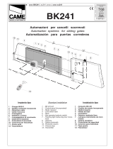 CAME BK241 Owner's manual
