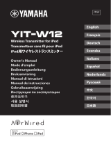 Yamaha YIT-W12 Owner's manual