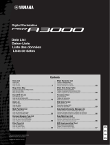 Yamaha PSR-A3000 Datasheet