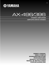 Yamaha AX-396 User manual