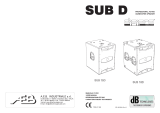 dBTechnologies SUB 18D Owner's manual