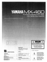 Yamaha MX-460 Owner's manual
