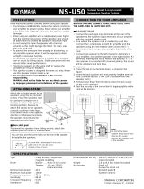 Yamaha NS-U50 Owner's manual