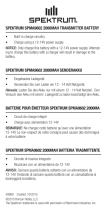 Spektrum 2000mAh Li-Ion TX Batt DXe Owner's manual