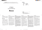 Ibanez GTA10 Owner's manual