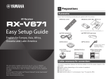 Yamaha RX-V671 Owner's manual