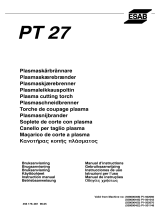 ESAB PT 27 User manual