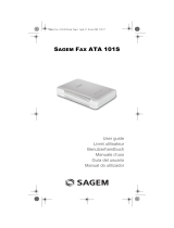 Sagem FAX ATA 101S User manual