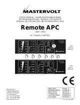 Mastervolt Remote APC (230 V) User manual