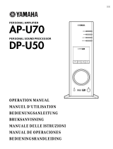 Yamaha DP-U50 Owner's manual