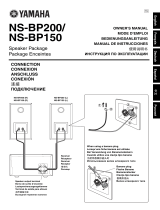Yamaha NS-BP200 Owner's manual