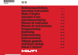 Hilti TE 75 Operating Instructions Manual