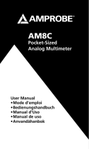 Amprobe AM8C Analog Multimeter User manual