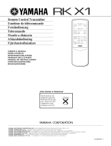 Yamaha RKX1 Owner's manual