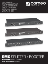 Cameo SB 6 Dual DMX Splitter/Booster User manual