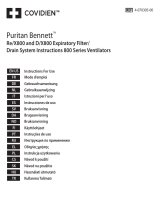 Medtronic Puritan Bennett D/X800 expiratory bacteria filter Operating instructions