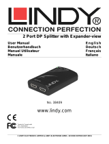 Lindy DisplayPort to Dual HDMI MST Hub User manual