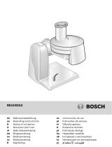 Bosch MUM4427/06 Supplemental