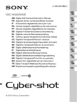 Sony Série Cyber-shot DSC-W320 User manual