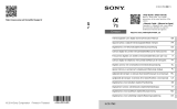 Sony ILCE-7M2 User manual