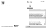 Sony Série Alpha A77II User manual