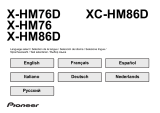 Pioneer X-HM76D User manual