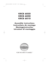 KitchenAid KRCB-6010 Installation guide