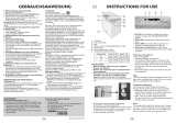 Whirlpool WH1709 A+E User guide
