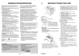 Bauknecht GTA 2112OPTIMA Owner's manual