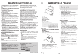 Bauknecht AFG 6322-B WP User guide