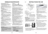 Bauknecht GTNA 225 OPTIMA+ User guide